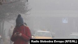 Ajri i ndotur në Shkup