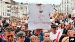 Imagini de la protestele din Franța