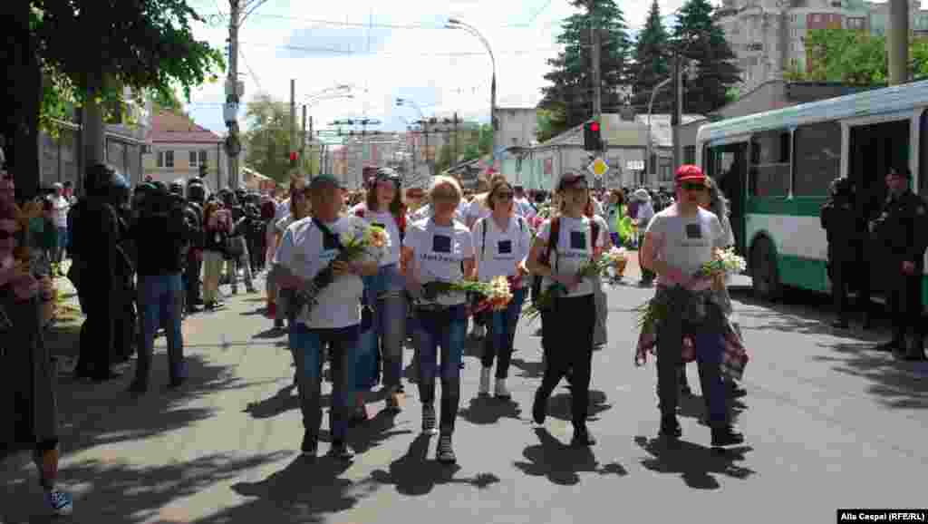 Începutul marșului „Fără frică”