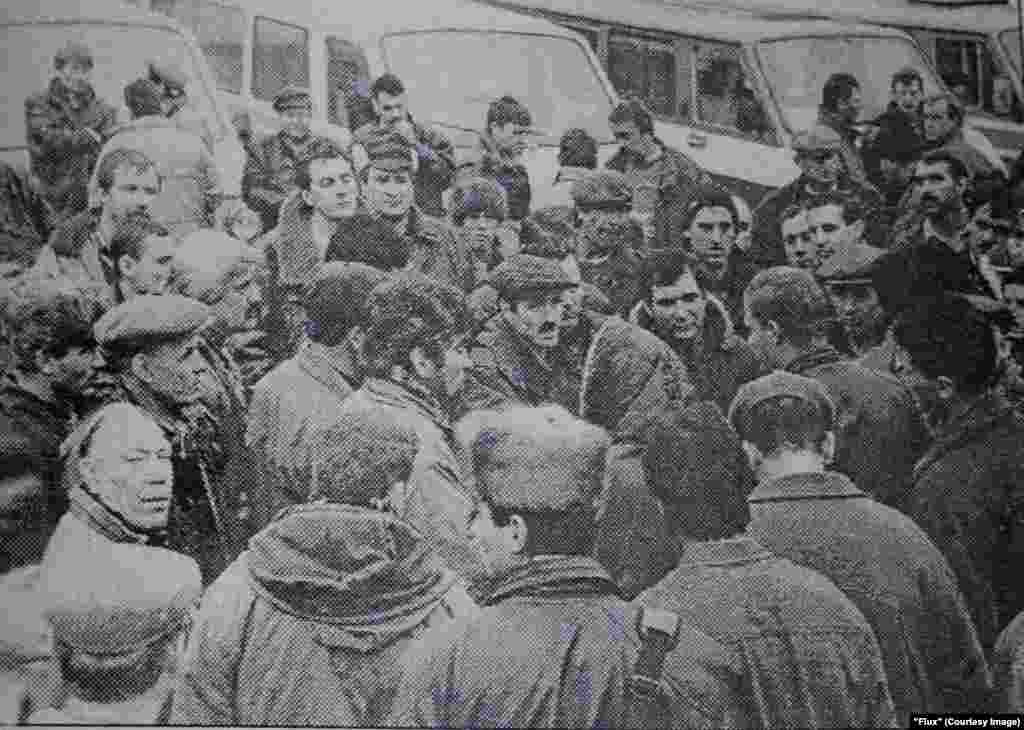 "Flux", 17 noiembrie 1995, greva proprietarilor de microbuze din Chişinău