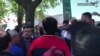 Migrantlar Stambulyň migrasiýa edarasynyň öňünde protest geçirdi