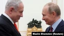 Vladimir Putin va Benyamin Netanyahu. Moskva, 30-yanvar, 2020