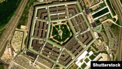 Vedere de la înălțime a Pentagonului, Arlington, Virginia