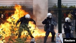 Маніфестація в Афінах, 15 грудня 2010 року 