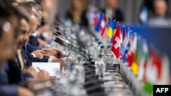 Pamje prej samitit për paqe të mbajtur në Zvicër, më 16 qershor 2024.
