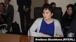 Юрист астанинского правового медиацентра Гульмира Биржанова. Астана, 18 января 2016 года.