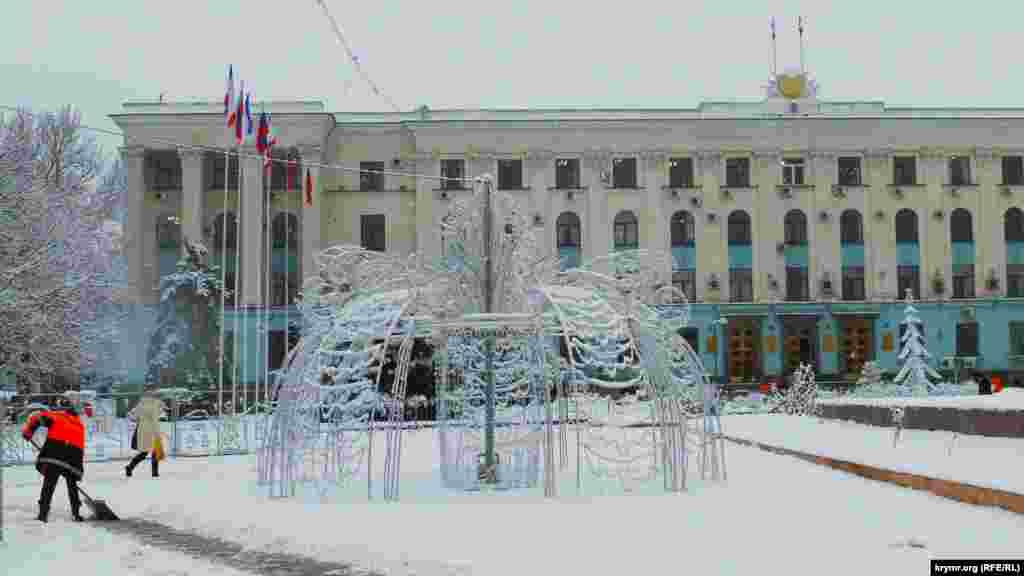 Встановили фонтан, що світиться 