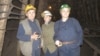 Hata Hasanspahić, Jasmina Salihspahić i Almedina Kaljun, miners, Breza, undated 