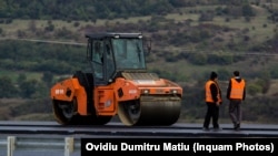 Autostradă în construcție la Sibiu