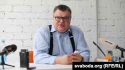Віктар Бабарыка на прэс-канфэрэнцыі 11 чэрвеня