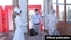 Өзбекстандагы коронавируска карата текшерүү учуру 