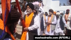 Afghan Sikhs take part in their annual Vesak festival in Ningarhar, Afghanistan. The country once boasted a Sikh population of more than 150,000, but their number has declined rapidly in recent decades. (file photo)