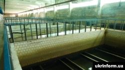 Приміщення Донецької фільтрувальної станції. ДФС неодноразово припиняла роботу через бойові дії, та цього разу зупинилася через негоду