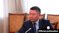 Kyrgyzstan Kanatbek Isaev. MP, member of Parliament (Jogorku Kenesh).