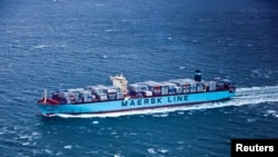 Maersk компаниясынын жүк тарткан танкери. 2012-жылкы сүрөт.