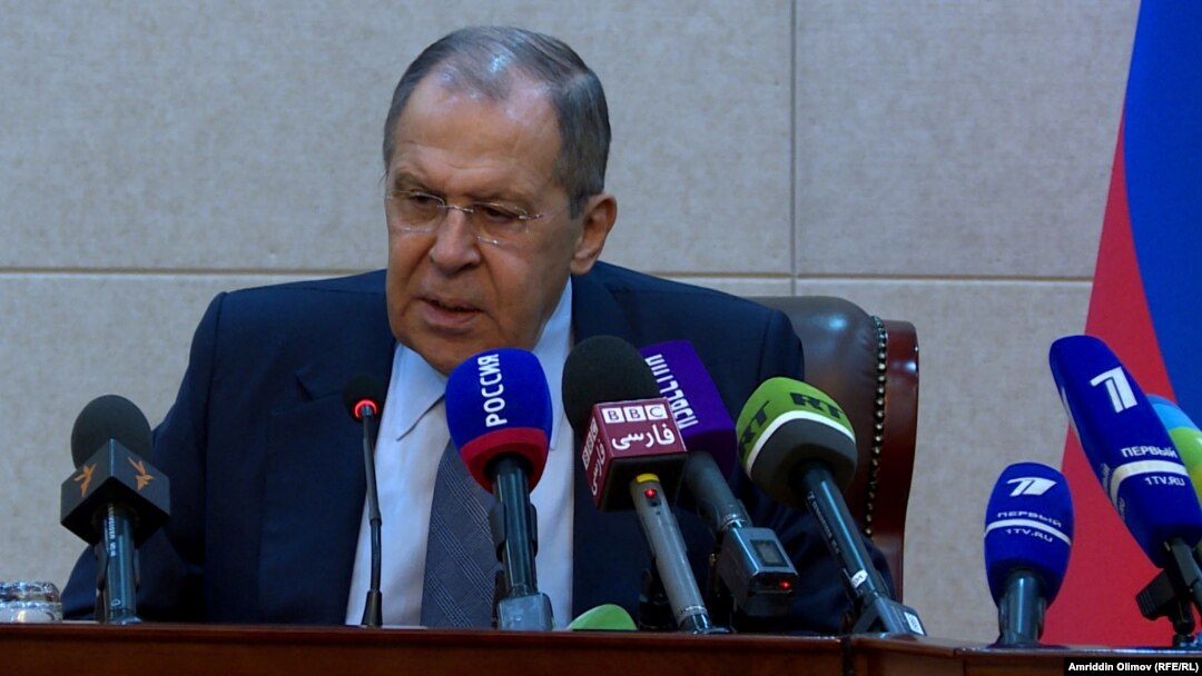 Russian Foreign Minister Sergei Lavrov presented Moscow's proposal during a meeting of the Collective Security Treaty Organization (CSTO) in the Tajik capital, Dushanbe, on May 19. 