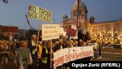 Protest penzionera u Beogradu, 30. oktobar