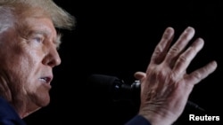 Ish-presidenti amerikan, Donald Trump, gjatë një tubimi zgjedhor në Riçmond të Virxhinias në mars të vitit 2024.
