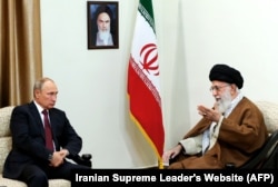 دیدار پوتین و خامنه‌ای در ۲۰۱۷