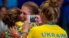 Катерина Чорній святкує перемогу