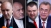 Румен Радев, Бойко Борисов, Делян Пеевски, Джевдет Чакъров. Колаж