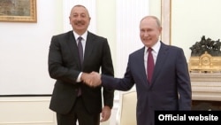 Ռուսաստանի նախագահ Վլադիմիր Պուտին և Ադրբեջանի նախագահ Իլհամ Ալիև, արխիվ