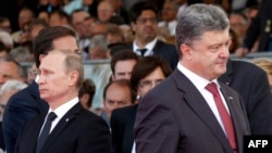 Уладзімер Пуцін і Пятро Парашэнка