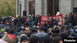 Ընդդիմադիրների հանրահավաքն Ազատության հրապարակում, 21-ը դեկտեմբերի, 2020