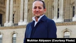 Мұхтар Әблязов, қуғындағы оппозиционер, "Қазақстанның демократиялық таңдауы" қозғалысын құрушы.