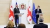 Прем'єр-міністр Грузії Іраклій Гарібашвілі під час зустрічі з президентом Європейської Ради Шарлем Мішелем у Тбілісі, 1 березня 2021 року