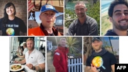 Fotografije ubijenih humanitarnih radnika Svjetske centralne kuhinje