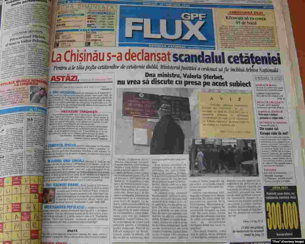 "Flux", 16 februarie 2000