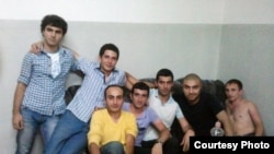Armenia -- Young activists of Armenian National Congress (HAK) pictured in police custody, Yerevan, 09Aug2011