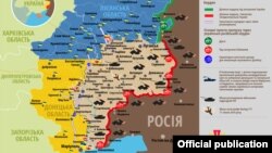 Ситуація в зоні бойових дій на Донбасі, 16 січня 2020 року. Інфографіка Міністерства оборони України