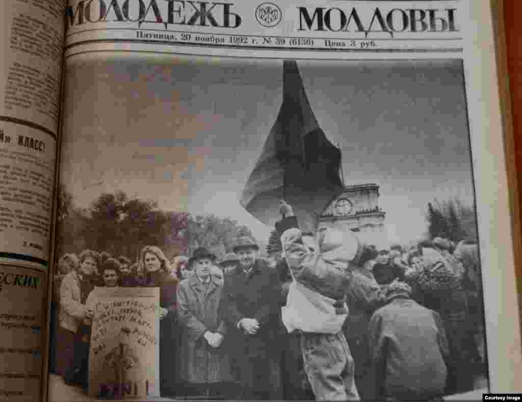 "Molodioj Moldovî", 20 noiembrie 1992, protestele profesorilor