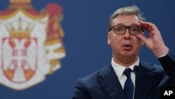 Aleksandar Vučić szerb elnök