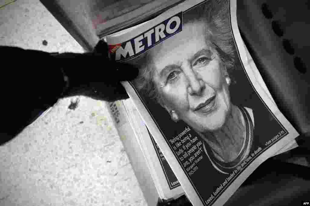 LOndon, 9. april 2013. Foto: REUTERS / Olivia Harris