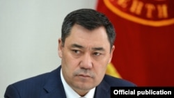Президент Садыр Жапаров.