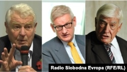 Nga e majta në të djathtë: Paddy Ashdown, Carl Bildt dhe Christian Schwarz-Schilling.