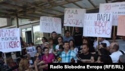 Jedan od protesta zbog pritvora Tomislavu Kežarovskom, jul 2013.