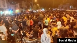 Pamje nga protestat në Khuzestan. Korrik, 2021.