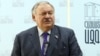 Armenia - Konstantin Zatulin, deputy chairman of a Russian State Duma committee, speaks to reporters in Yerevan, 26 March 2018.