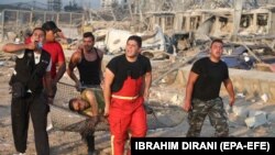 در انفجار عظیم در بندر بیروت دهها نفر کشته و هزاران نفر نیز زخمی شدهاند