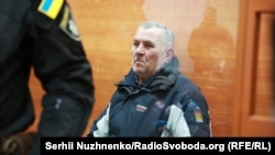 Юрій Россошанський, підозрюваний у вбивстві юристки Ірини Ноздровської, на засіданні Вишгородського районного суду Київської області