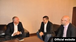 დავით გამყრელიძე, დავით ბაქრაძე და პავლე კუბლაშვილი 