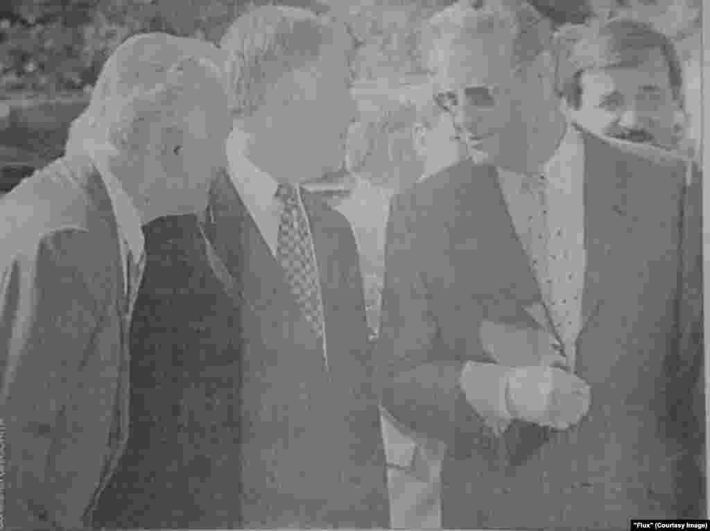 "Flux", 8 septembrie 1998, conducerea ţării: premierul Ion Ciubuc, şeful legislativului Dumitru Diacov şi preşedintele Petru Lucinschi