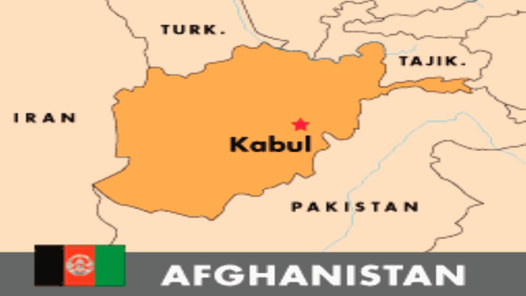 English Map Afghanistan