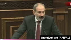 Վարչապետի պաշտոնակատար Նիկոլ Փաշինյանը ելույթ է ունենում Ազգային ժողովում, 24-ը հոկտեմբերի, 2018թ․