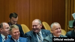 Președintele Igor Dodon și omologul român Klaus Iohannis la Adunarea Generală ONU, 25 septembrie 2019