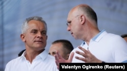 Pavel Filip și Vladimir Plahotniuc, 9 iunie 2019